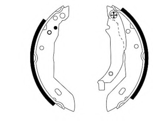Set saboti frana MSP074 MINTEX - Material frictiune sabot frana/ sabot frana Set saboti frana MSP074 MINTEX - Material frictiune sabot frana/ sabot frana
