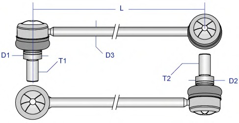 Brat/bieleta suspensie, stabilizator HY-LS-2380 MOOG - Bieleta antiruliu / bara stabilizatoare Brat/bieleta suspensie, stabilizator HY-LS-2380 MOOG - Bieleta antiruliu / bara stabilizatoare