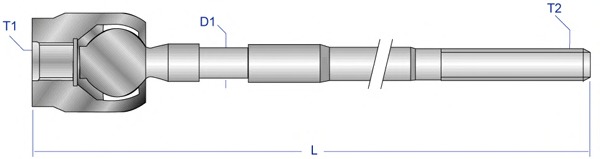 Articulatie axiala, cap de bara OP-AX-7221 MOOG - Cap bara, bieleta directie