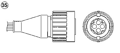 Sonda Lambda 0209 NGK - Senzor / sonda