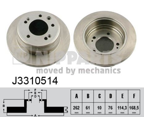 Disc frana J3310514 NIPPARTS - Frana disc Disc frana J3310514 NIPPARTS - Frana disc