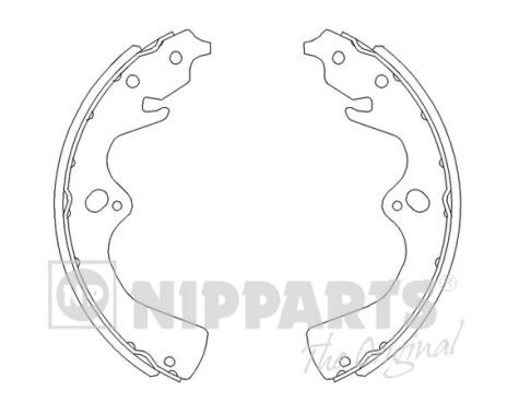 Set saboti frana J3500307 NIPPARTS - Frana tambur Set saboti frana J3500307 NIPPARTS - Frana tambur