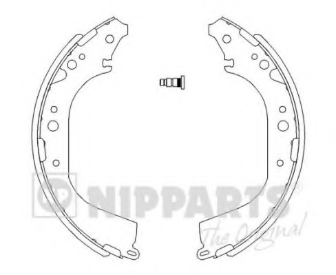 Set saboti frana J3502039 NIPPARTS - Material frictiune sabot frana/ sabot frana Set saboti frana J3502039 NIPPARTS - Material frictiune sabot frana/ sabot frana