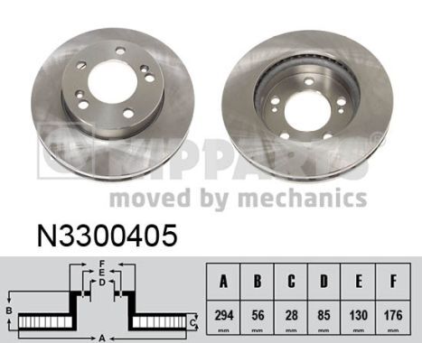 Disc frana N3300405 NIPPARTS - Frana disc