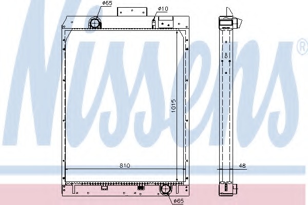 Radiator, racire motor 67165 NISSENS - Radiator apa/piese Radiator, racire motor 67165 NISSENS - Radiator apa/piese