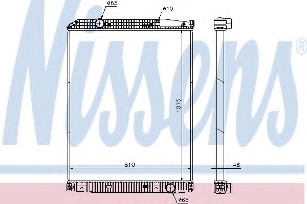 Radiator, racire motor 671650 NISSENS - Radiator apa/piese Radiator, racire motor 671650 NISSENS - Radiator apa/piese