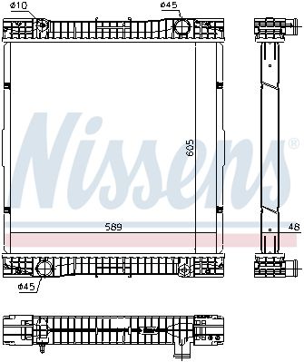 Radiator, racire motor 67184 NISSENS - Radiator apa/piese Radiator, racire motor 67184 NISSENS - Radiator apa/piese