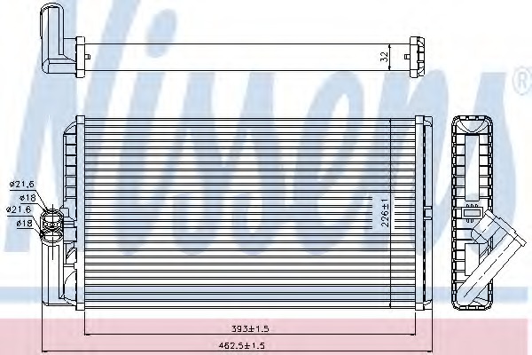Schimbator caldura, incalzire habitaclu 72034 NISSENS - Schimbator caldura Schimbator caldura, incalzire habitaclu 72034 NISSENS - Schimbator caldura