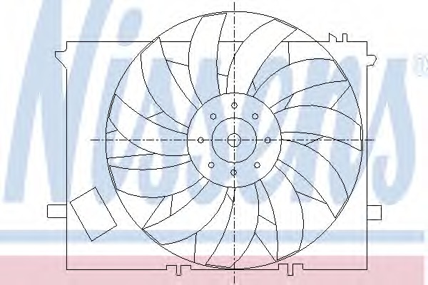 Ventilator, radiator 85010 NISSENS - Gmv (electroventilator ) Ventilator, radiator 85010 NISSENS - Gmv (electroventilator )