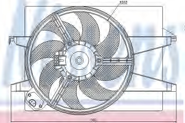 Ventilator, radiator 85220 NISSENS - Ventilator radiator Ventilator, radiator 85220 NISSENS - Ventilator radiator