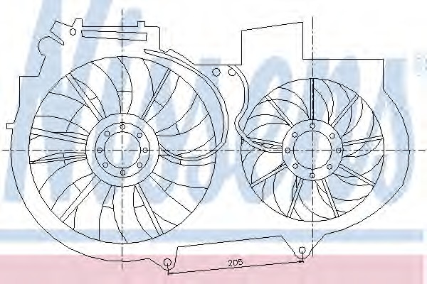 Ventilator, radiator 85247 NISSENS - Ventilator radiator Ventilator, radiator 85247 NISSENS - Ventilator radiator