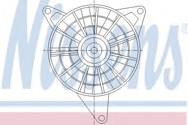 ventilator,aer conditionat 85373 NISSENS - Radiator clima