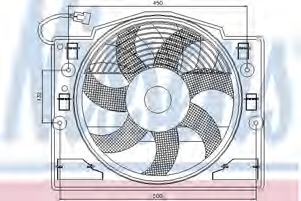 ventilator,aer conditionat 85420 NISSENS - Ventilator radiator ventilator,aer conditionat 85420 NISSENS - Ventilator radiator