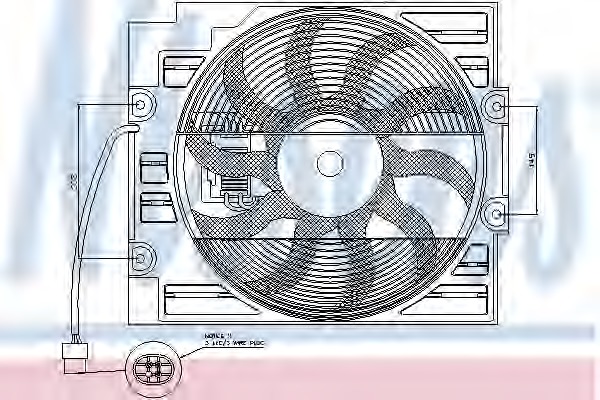 ventilator,aer conditionat 85422 NISSENS - Ventilator radiator ventilator,aer conditionat 85422 NISSENS - Ventilator radiator