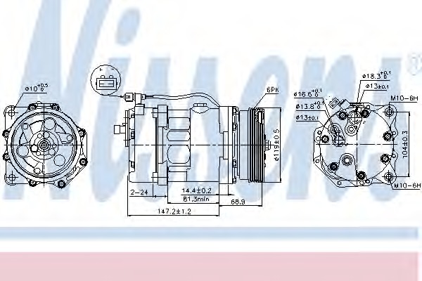 Compresor, climatizare 89025 NISSENS - Compresor/piese Compresor, climatizare 89025 NISSENS - Compresor/piese