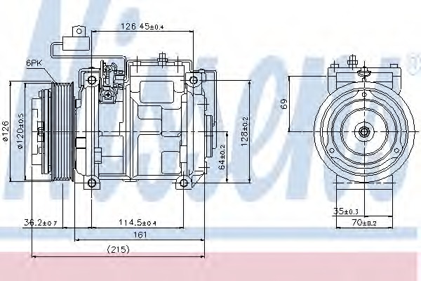 Compresor, climatizare 89132 NISSENS - Compresor/piese Compresor, climatizare 89132 NISSENS - Compresor/piese
