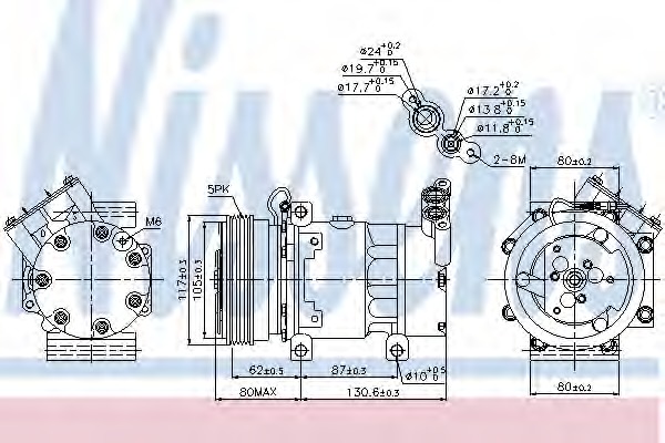 Compresor, climatizare 89146 NISSENS - Compresor/piese Compresor, climatizare 89146 NISSENS - Compresor/piese