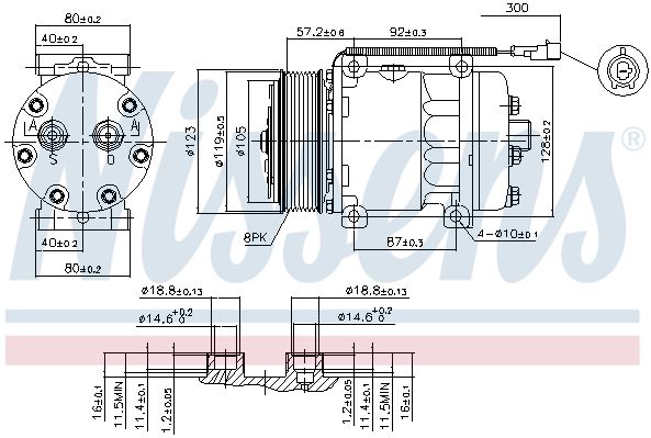 Compresor, climatizare 89416 NISSENS - Compresor/piese Compresor, climatizare 89416 NISSENS - Compresor/piese