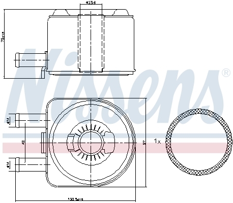 Radiator ulei, ulei motor 90603 NISSENS - Ungere Radiator ulei, ulei motor 90603 NISSENS - Ungere