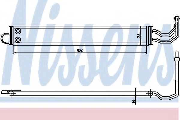 Radiator ulei, ulei motor 90628 NISSENS - Radiator ulei Radiator ulei, ulei motor 90628 NISSENS - Radiator ulei