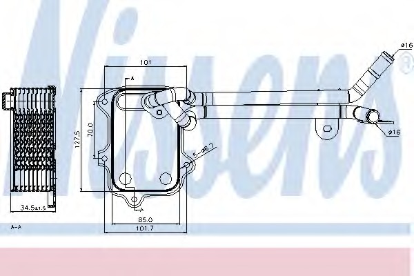 Radiator ulei, ulei motor 90679 NISSENS - Radiator ulei Radiator ulei, ulei motor 90679 NISSENS - Radiator ulei
