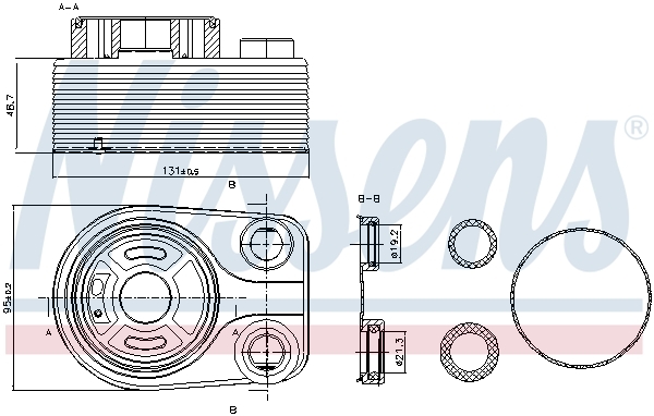 Radiator ulei, ulei motor 90705 NISSENS - Ungere Radiator ulei, ulei motor 90705 NISSENS - Ungere