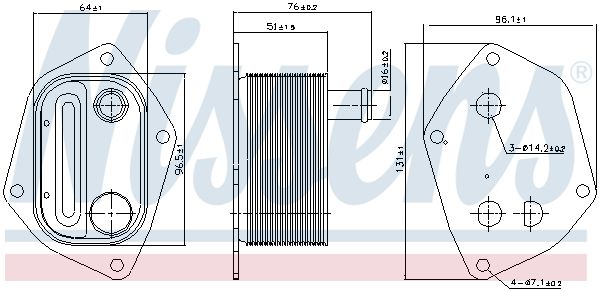 Radiator ulei, ulei motor 90720 NISSENS - Ungere Radiator ulei, ulei motor 90720 NISSENS - Ungere