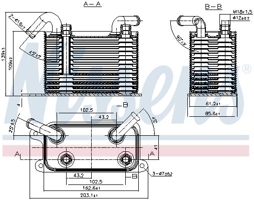 Radiator racire ulei, cutie de viteze automata 90722 NISSENS - Cutie de viteze automata Radiator racire ulei, cutie de viteze automata 90722 NISSENS - Cutie de viteze automata