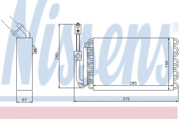 evaporator,aer conditionat 92003 NISSENS - Vaporizator evaporator,aer conditionat 92003 NISSENS - Vaporizator