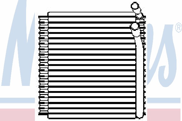 evaporator,aer conditionat 92129 NISSENS - Vaporizator