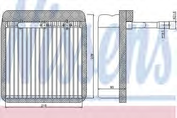 evaporator,aer conditionat 92193 NISSENS - Vaporizator evaporator,aer conditionat 92193 NISSENS - Vaporizator