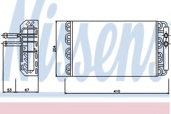 evaporator,aer conditionat 92236 NISSENS - Vaporizator evaporator,aer conditionat 92236 NISSENS - Vaporizator