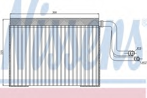 evaporator,aer conditionat 92268 NISSENS - Vaporizator evaporator,aer conditionat 92268 NISSENS - Vaporizator