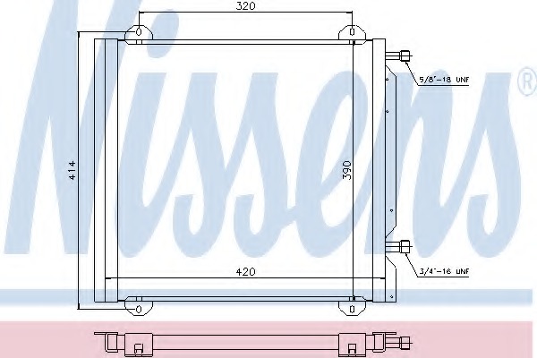 Condensator, climatizare 940026 NISSENS - Radiator clima Condensator, climatizare 940026 NISSENS - Radiator clima