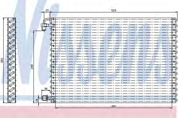 Condensator, climatizare 94003 NISSENS - Radiator clima Condensator, climatizare 94003 NISSENS - Radiator clima