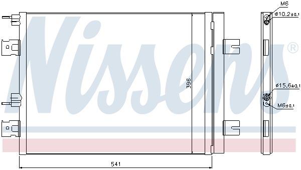 Condensator, climatizare 940262 NISSENS - Radiator clima