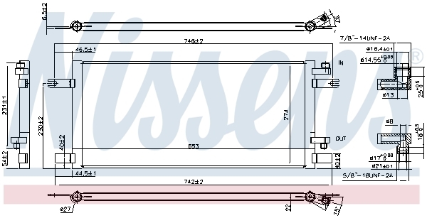 Condensator, climatizare 940376 NISSENS - Radiator clima
