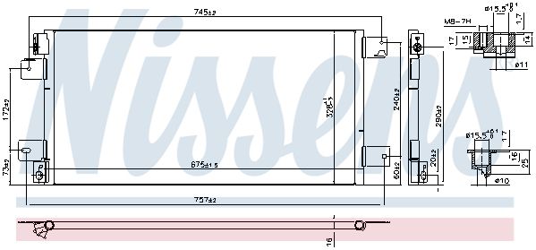 Condensator, climatizare 940460 NISSENS - Radiator clima Condensator, climatizare 940460 NISSENS - Radiator clima