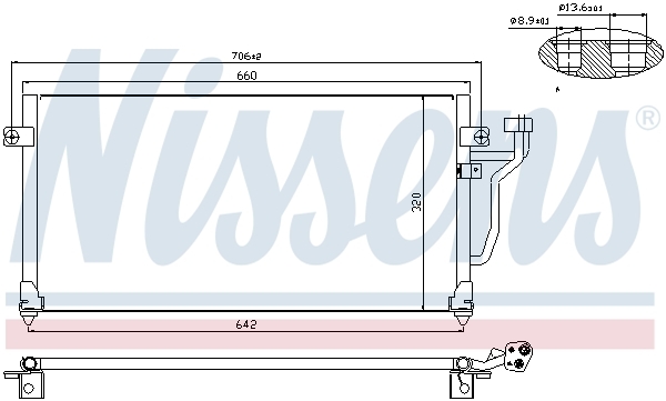 Condensator, climatizare 94356 NISSENS - Radiator clima Condensator, climatizare 94356 NISSENS - Radiator clima