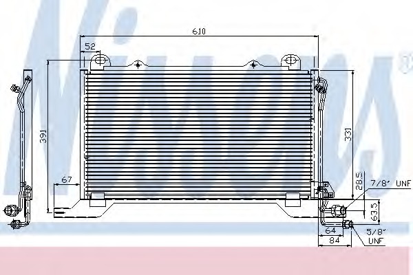 Condensator, climatizare 94425 NISSENS - Radiator clima Condensator, climatizare 94425 NISSENS - Radiator clima