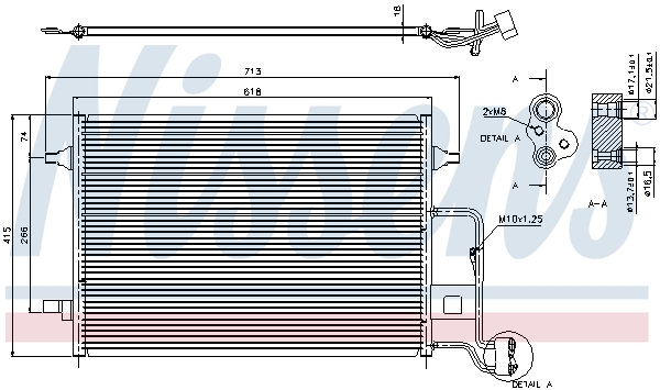 Condensator, climatizare 94592 NISSENS - Radiator clima Condensator, climatizare 94592 NISSENS - Radiator clima