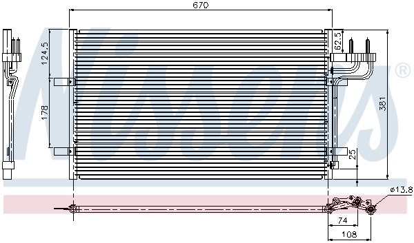 Condensator, climatizare 94663 NISSENS - Radiator clima Condensator, climatizare 94663 NISSENS - Radiator clima