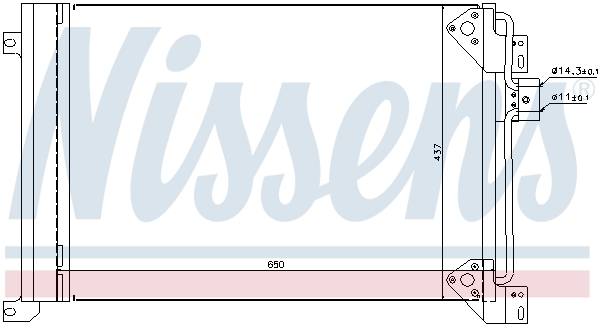 Condensator, climatizare 94713 NISSENS - Radiator clima Condensator, climatizare 94713 NISSENS - Radiator clima