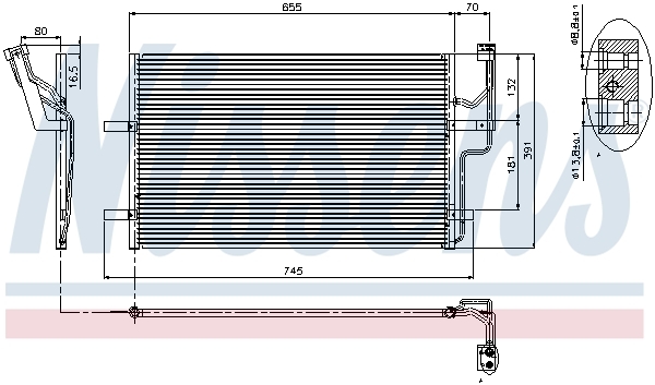 Condensator, climatizare 94901 NISSENS - Radiator clima Condensator, climatizare 94901 NISSENS - Radiator clima