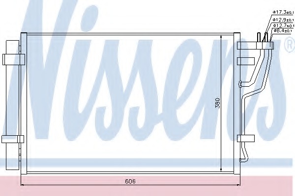 Condensator, climatizare 94981 NISSENS - Radiator clima Condensator, climatizare 94981 NISSENS - Radiator clima