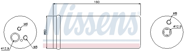 uscator,aer conditionat 95171 NISSENS - Uscator uscator,aer conditionat 95171 NISSENS - Uscator