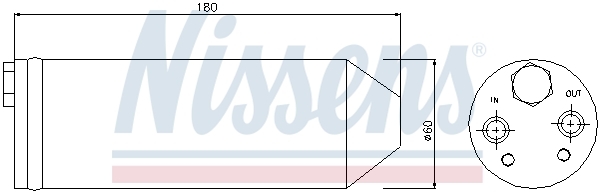 uscator,aer conditionat 95256 NISSENS - Uscator uscator,aer conditionat 95256 NISSENS - Uscator