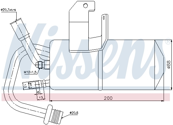 uscator,aer conditionat 95317 NISSENS - Uscator uscator,aer conditionat 95317 NISSENS - Uscator