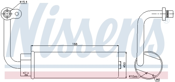 uscator,aer conditionat 95445 NISSENS - Uscator uscator,aer conditionat 95445 NISSENS - Uscator