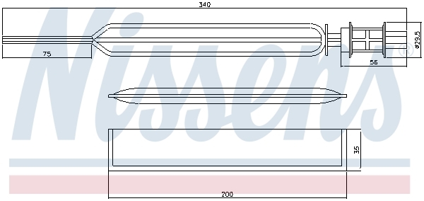 uscator,aer conditionat 95469 NISSENS - Uscator uscator,aer conditionat 95469 NISSENS - Uscator